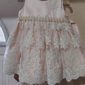 American Princess Light Pink Satin Dress